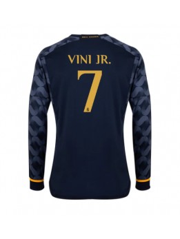 Real Madrid Vinicius Junior #7 Replika Borta Kläder 2023-24 Långärmad